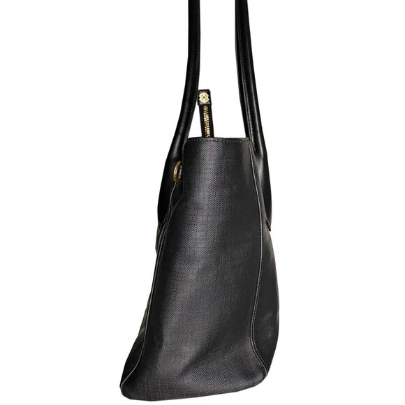 Dagne Dover Legend Signature Tote 15" Laptop Shoulder Bag Canvas Onyx Black - Picture 4 of 16